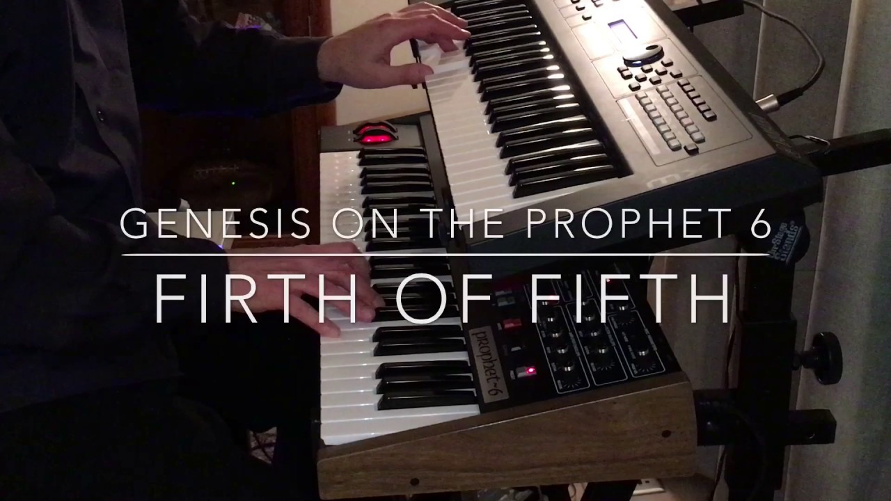 Genesis on the Prophet 6 synthesizer - Firth of Fifth - Sequential Dave Smith Instruments