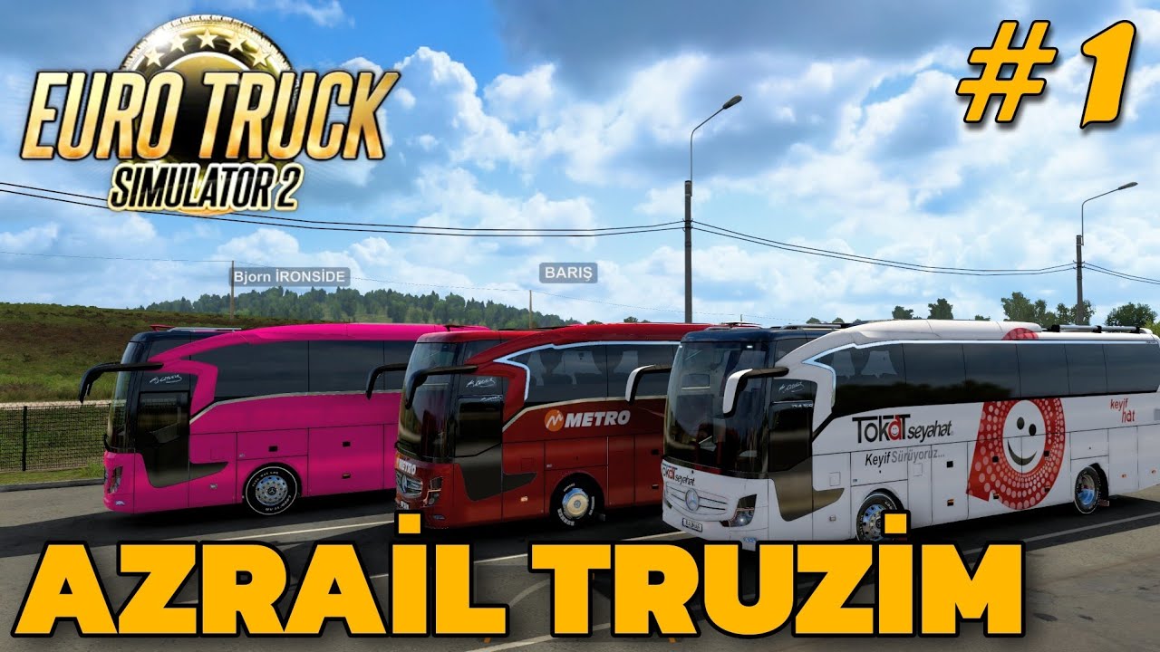 AHİRETE EN HIZLI GİDİŞLER BURADAN - AZRAİL TRUZİM ETS 2 OTOBÜS MODU #ets2otobüsmodu #ets2 #ets2mods