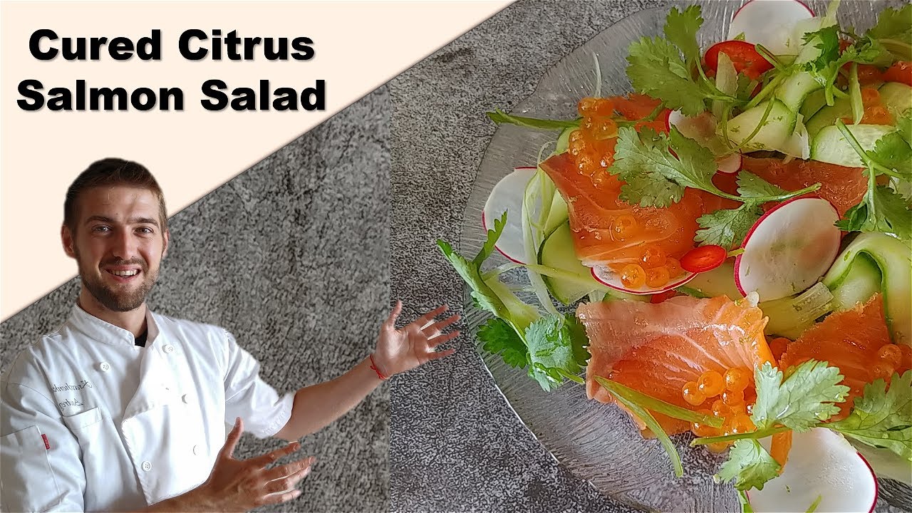 Citrus Cured Salmon - My way of making simple Gravlax at home