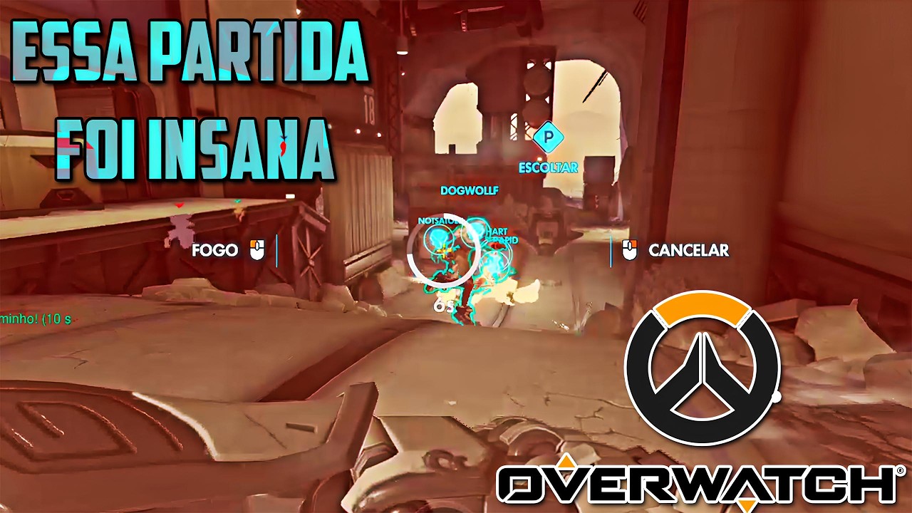 ESSA PARTIDA FOI INSANA - OVERWATCH