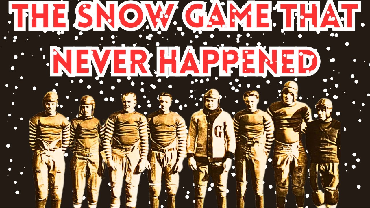 November 30, 1924: The STRANGEST Snow Game in NFL History