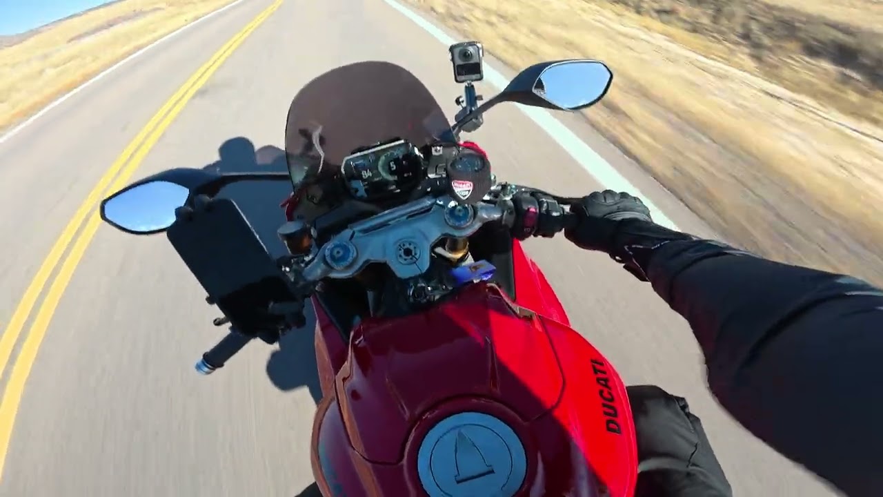 Ducati Panigale V2 S - Riding Through the Forest Testing Limits!