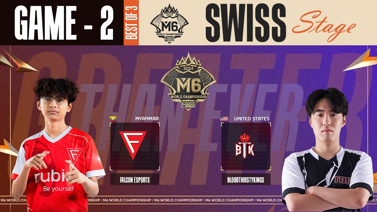 [Game - 2] Falcon Esports vs BloodThirstyKings [M6 World Championship]