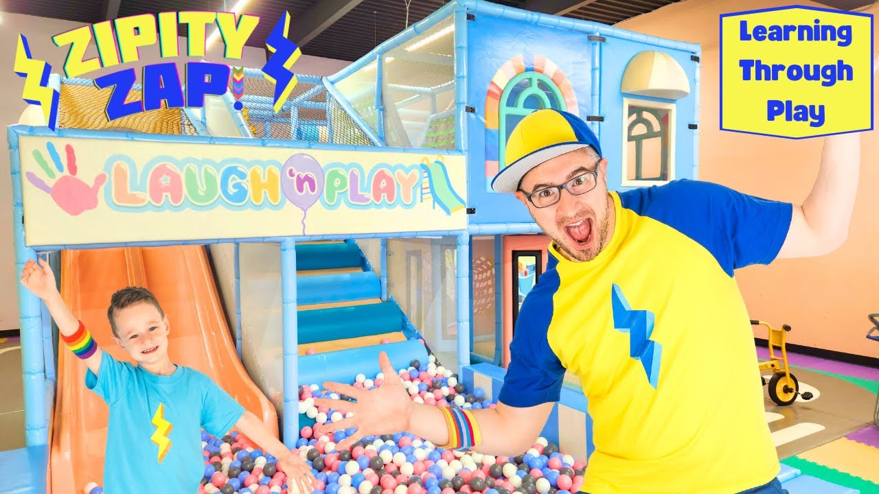 Learning Feelings While Playing at an Indoor Playground | Learn Through Play Video For Kids