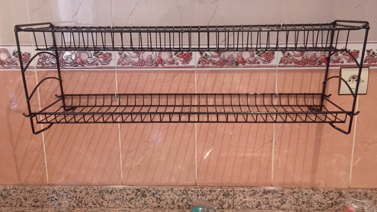 installation egoutoire vaisselle dish drainer قطارة الصحون