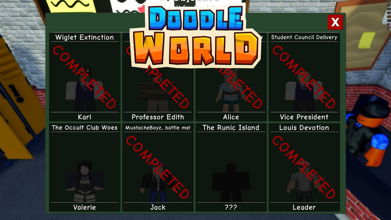 How To Do ALL NEW HELP CENTER QUESTS In DOODLECO ACADEMY UPDATE Pt 1! | Roblox Doodle World