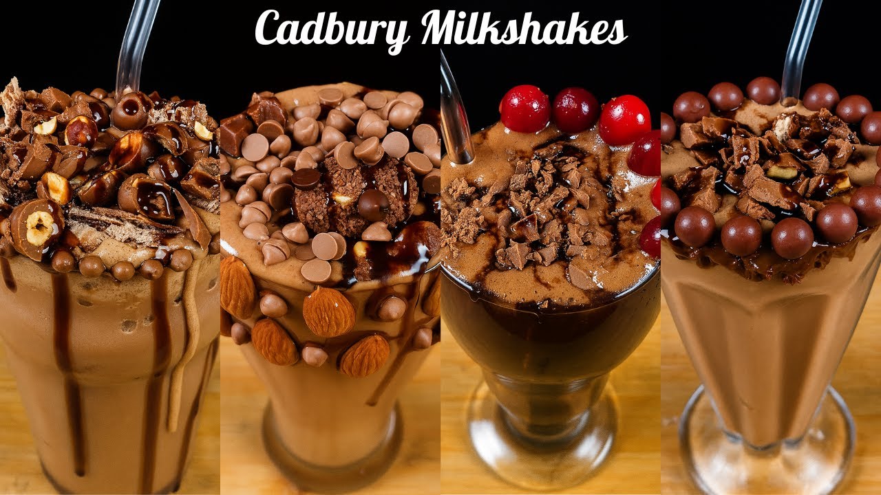Cadbury Milkshakes Collection | MCSA(MyCookingStyleAsmr)