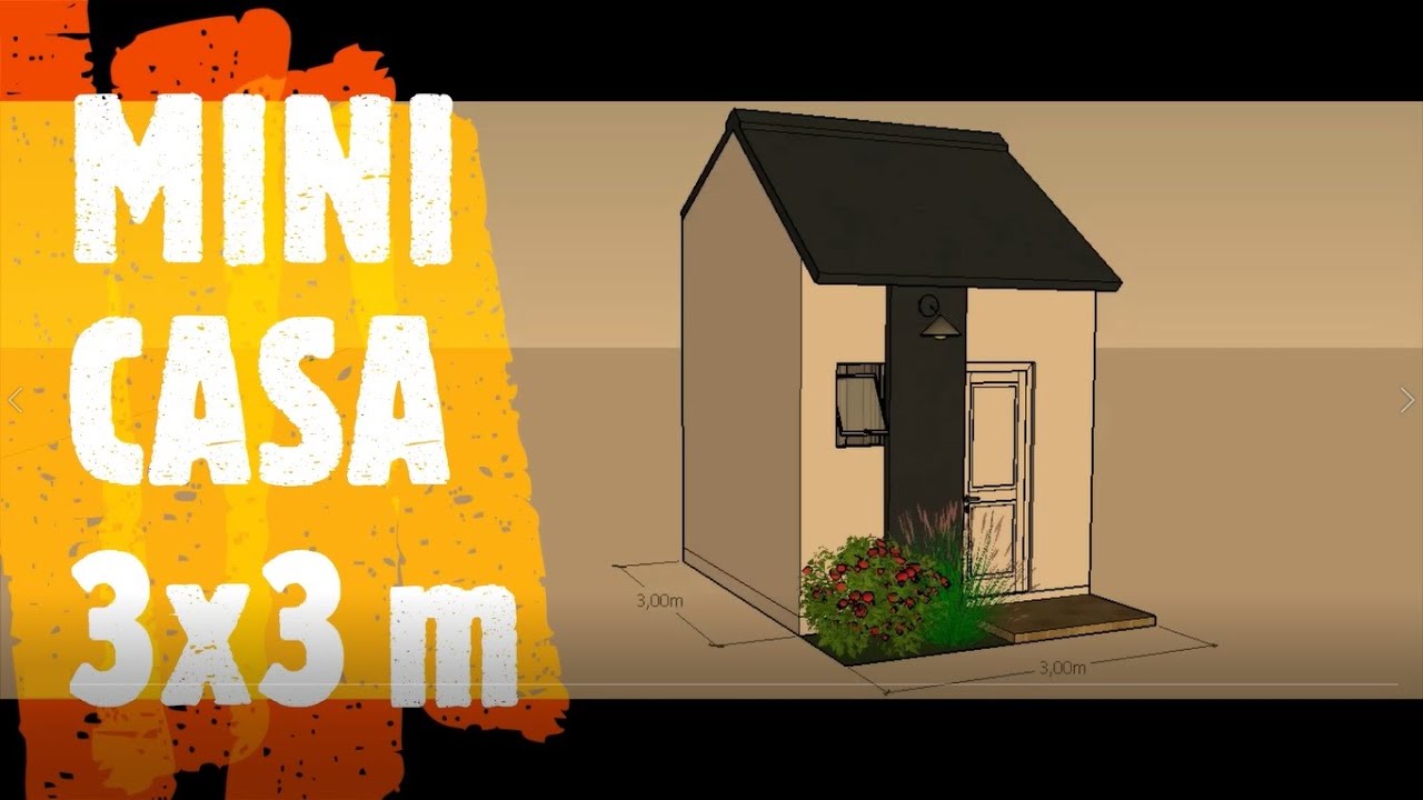 MINI CASA 3x3 m KITNET COMPLETA!