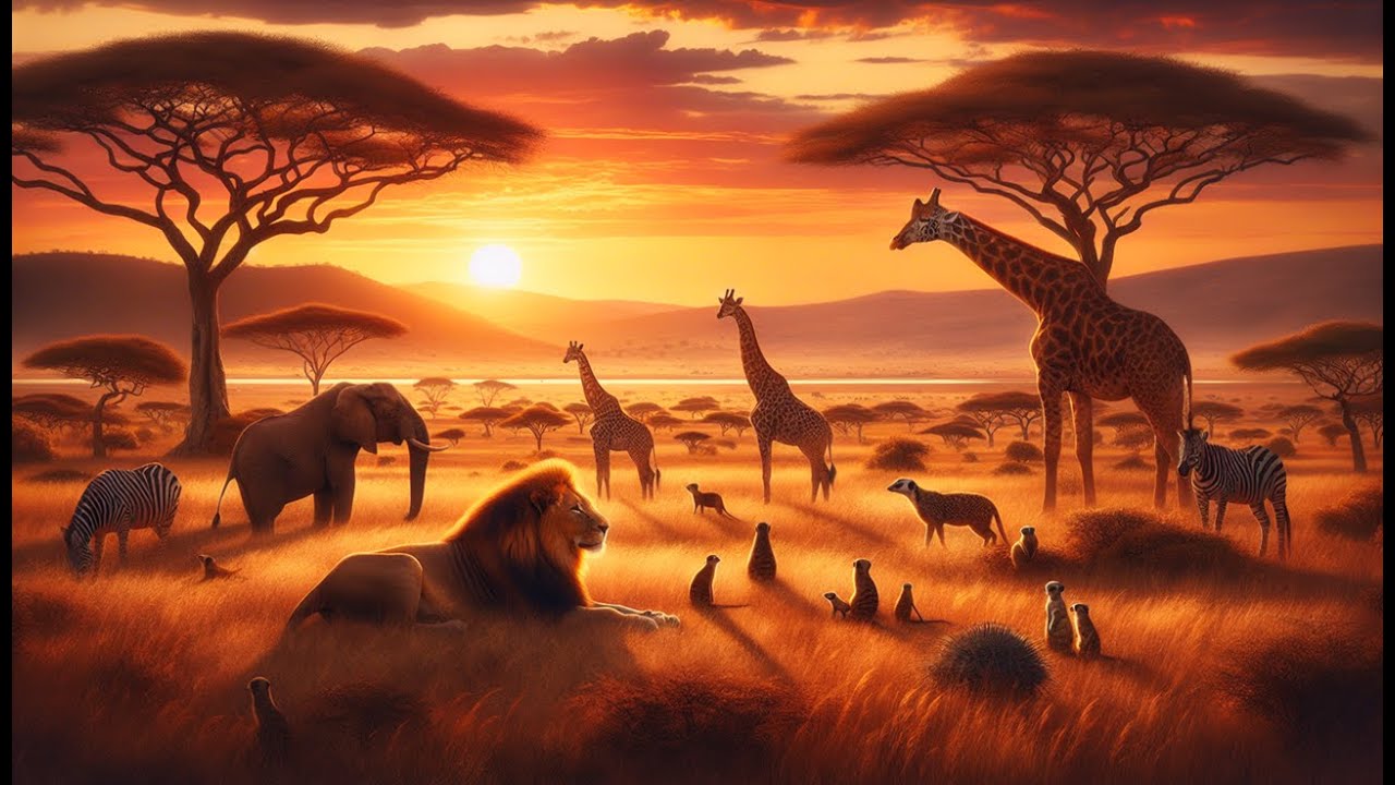 SAFARI NA ÁFRICA: Explore as Maravilhas e a Vida Selvagem da Savana