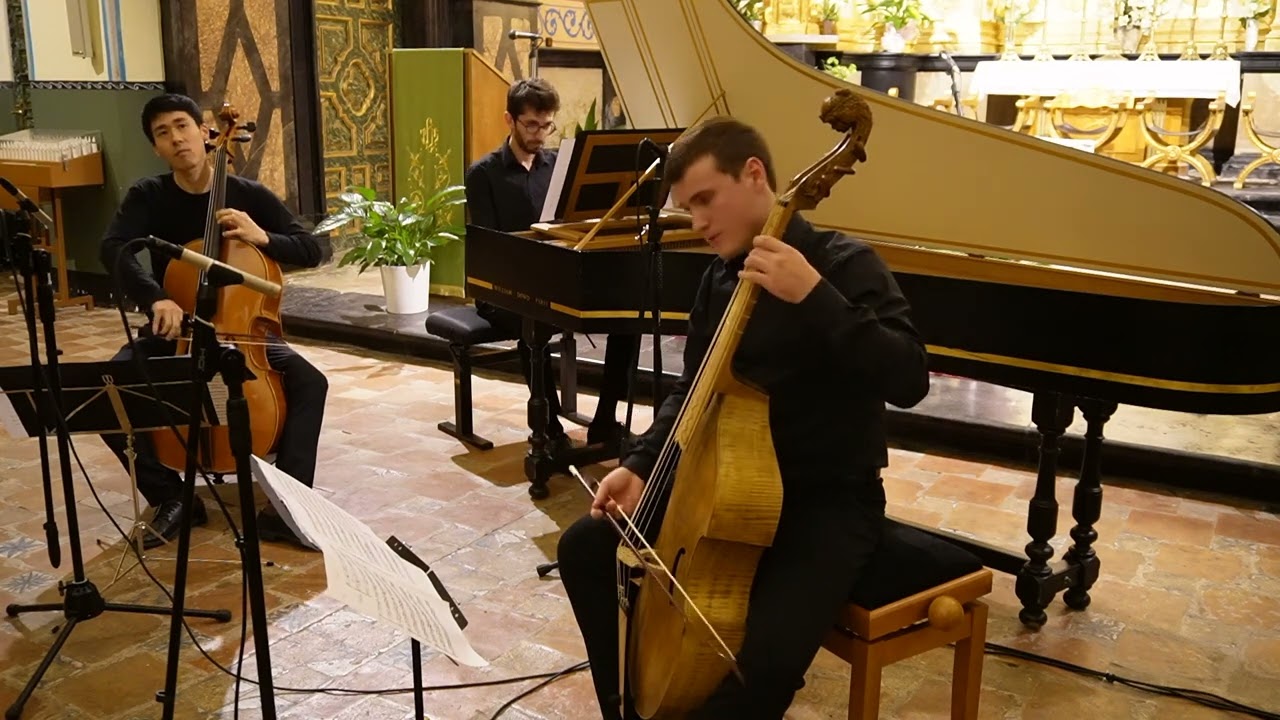 Martin Berteau - Sonate da Camera a violoncello solo col basso continuo, Trio en mi mineur