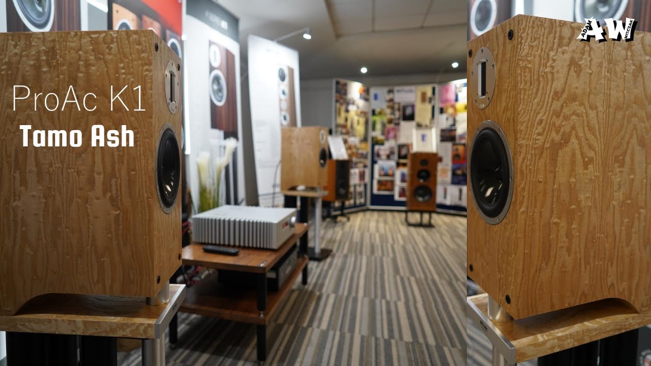 ProAc K1 Tamo Ash standmounters  , The UK Audio Show 2022 , K1 stand