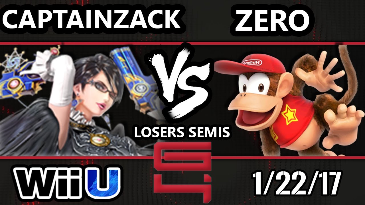 Genesis 4 Smash 4 - DMG | CaptainZack (Bayonetta) Vs. TSM ZeRo (Diddy) SSB4 Losers Semis
