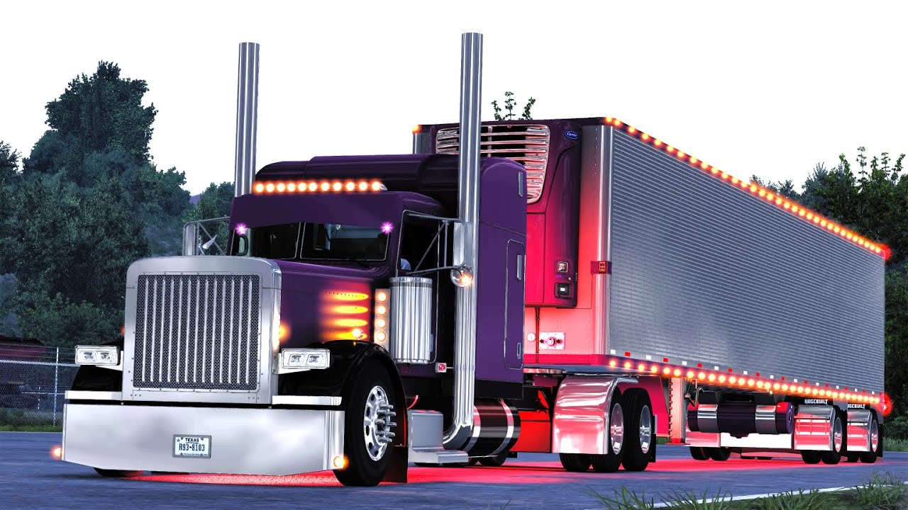 One of the BEST Looking Rigs Yet! @InterstateMadeMe  | Pete 379 x Reefer Chrome Combo | ATS 4K