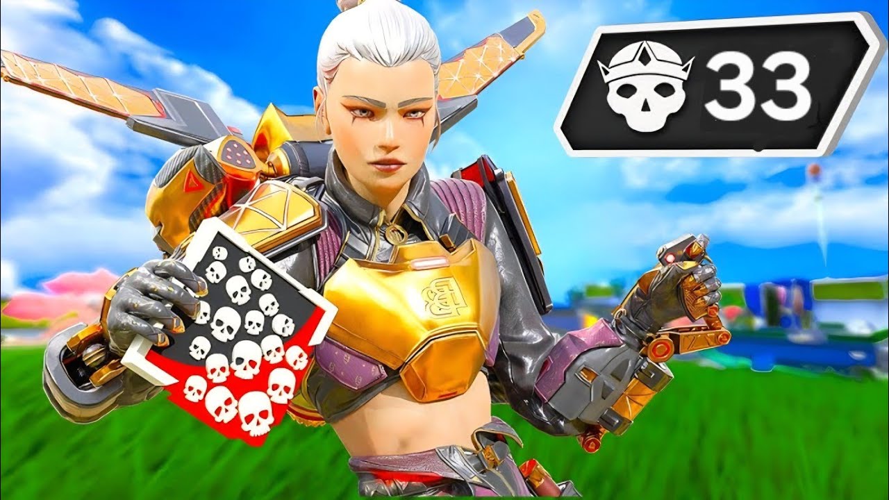 33 KILLS 7K DMG in WILDCARD mode - PS5 Apex Legends S27 