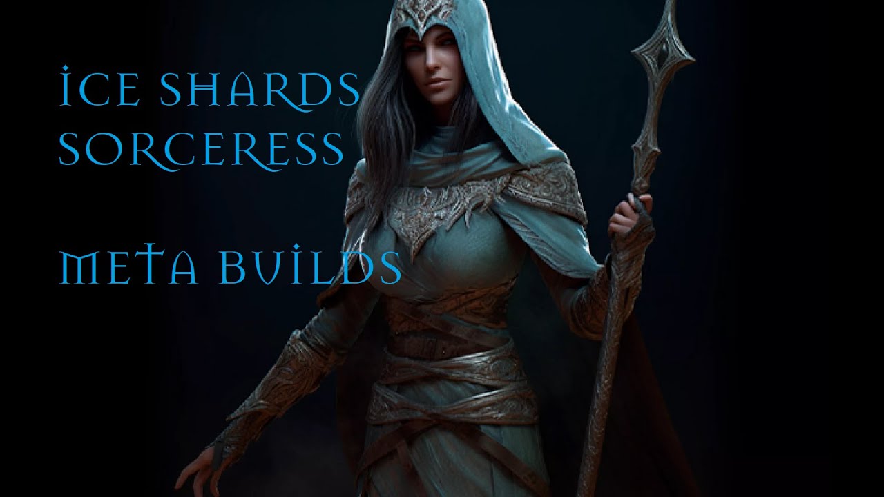 Diablo 4 Sorceress | мои ice shards билды для фарма 60-80 тира + пуша 100 тира.