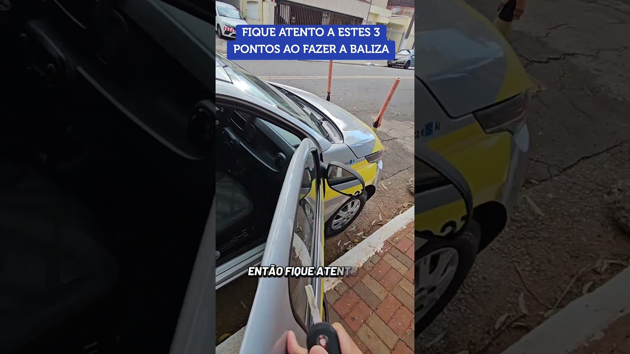 Dica Infal&iacute;vel para fazer a BALIZA #autoescola #baliza