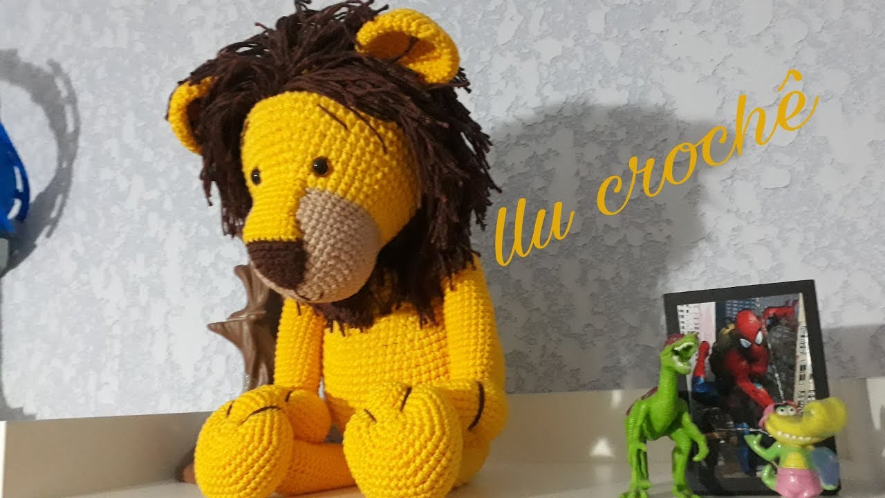 Amigurumi leão em crochê passo a passo