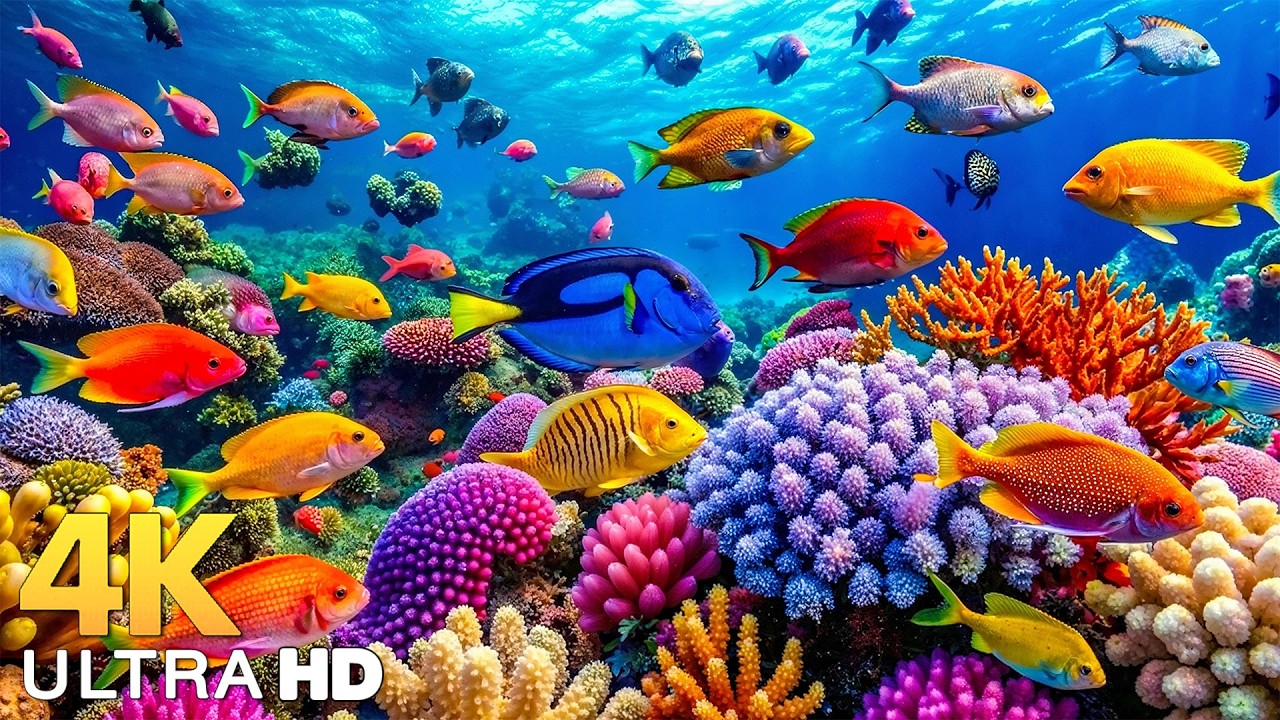 Underwater Wonders 4K | Marvel at Sea Animal in The Best 4K Aquarium 🐳 Dream Life #10