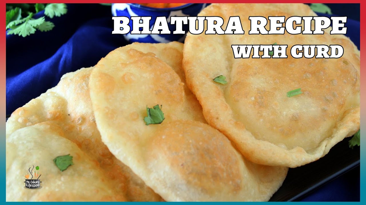 Bhatura Recipe with Curd | Soft Flaky Bhature recipe for Chole