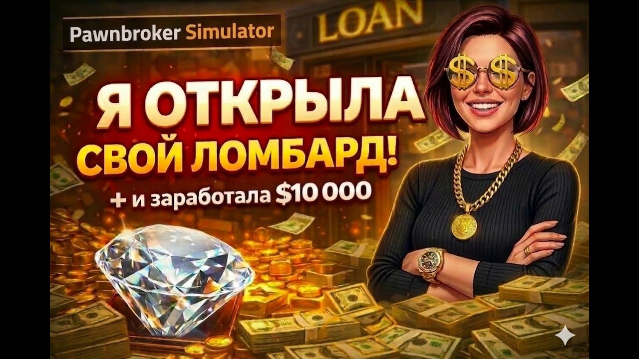 Я не ожидала такой прибыли I Строю империю в Pawnbroker Simulator #1