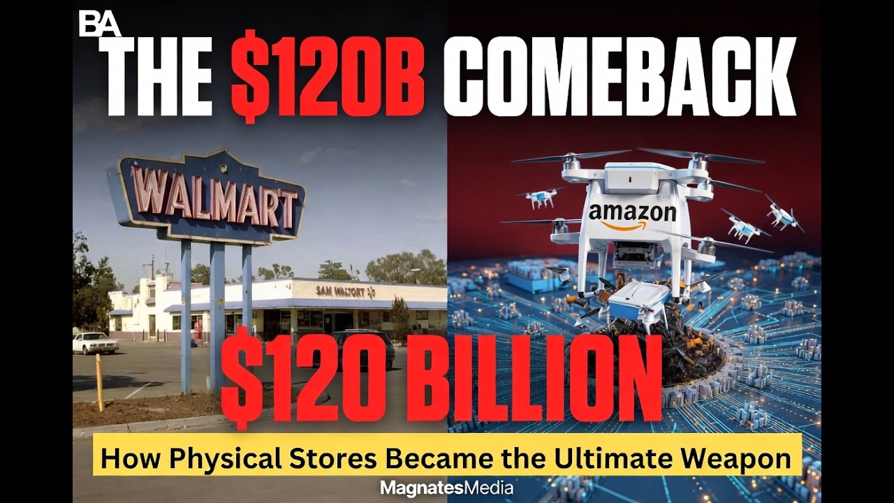 WALMART: How the Small-Town Giant Beat Amazon With Its Secret Weapon (The $120B Comeback)