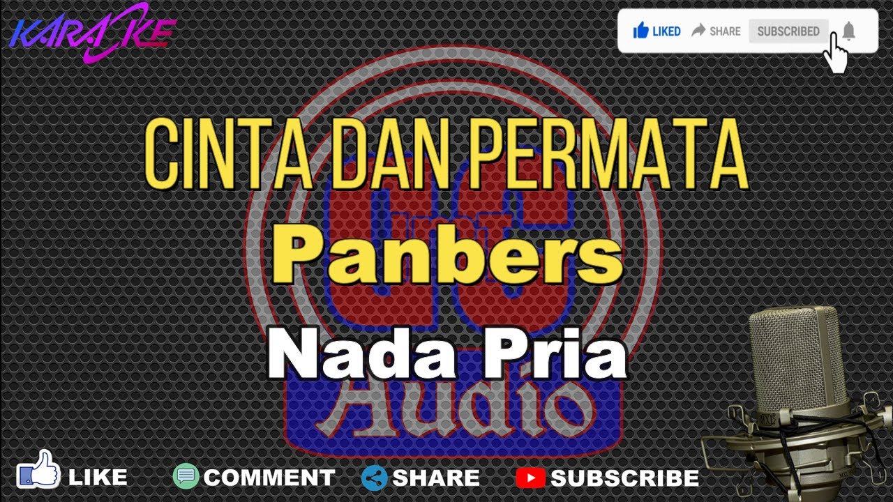 Cinta Dan Permata Panbres  (Karaoke) Nada Pria Versi Dut Band