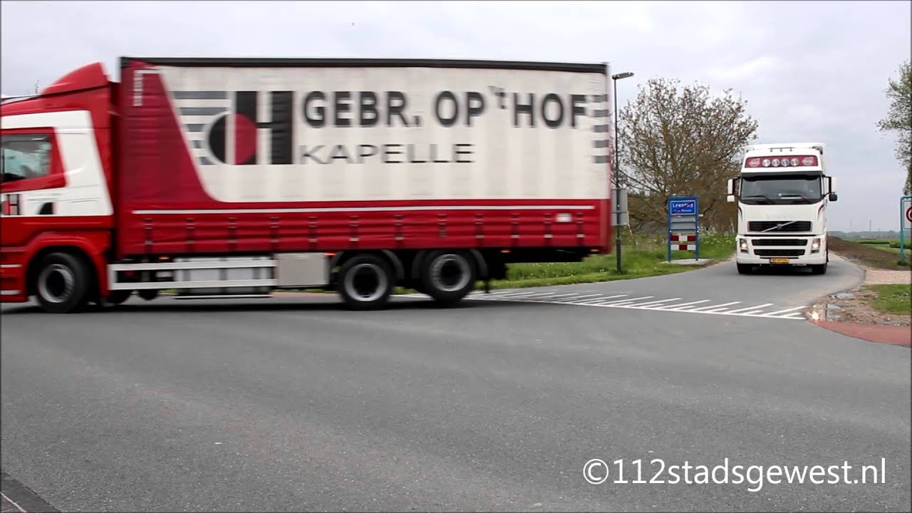Gehandicaptenrit truckrun Zuid Beveland 2013 (konvooi 2)