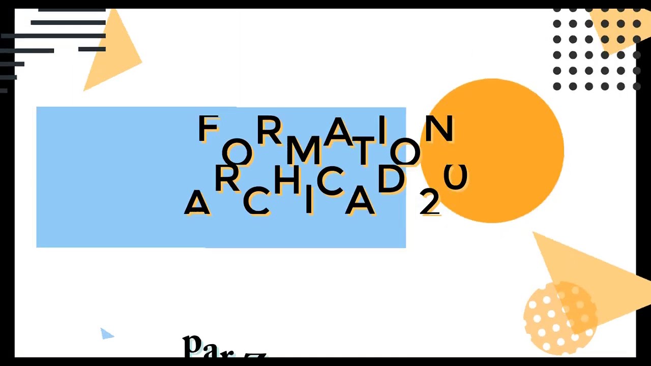 ARCHICAD -LES PORTES ET LES FENETRES EN 3D.Leçon 21.