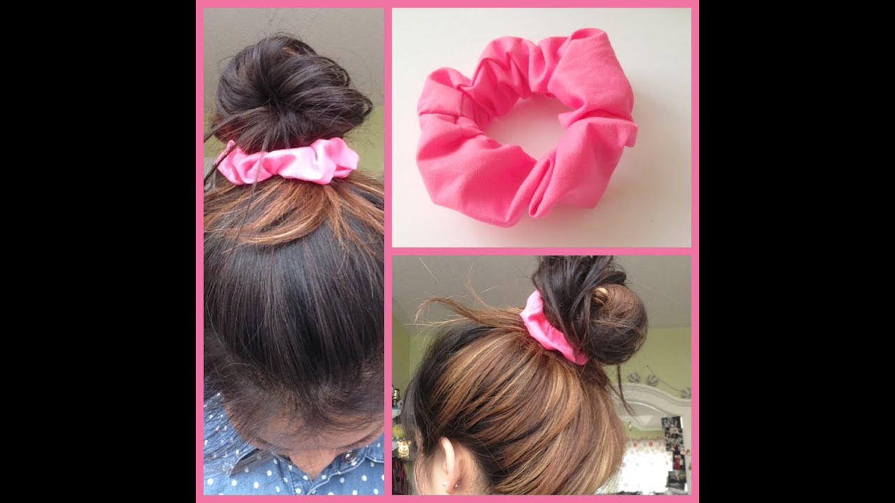 NO SEW DIY Scrunchie!
