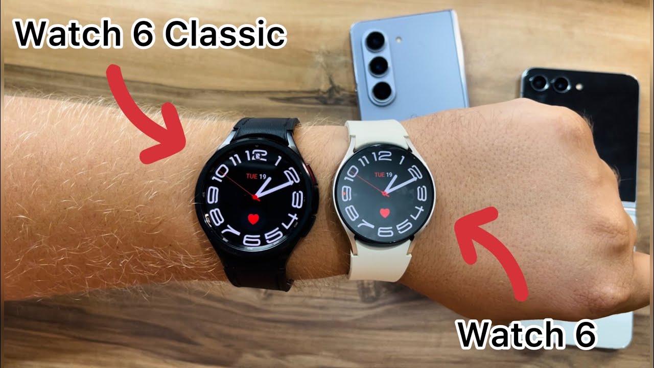 Samsung Galaxy Watch 6 Classic vs Watch 6