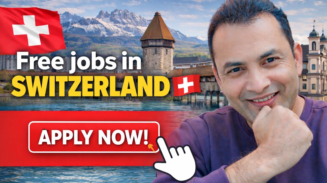 Switzerland FREE Job 2026 | Work Visa Guide #jobs