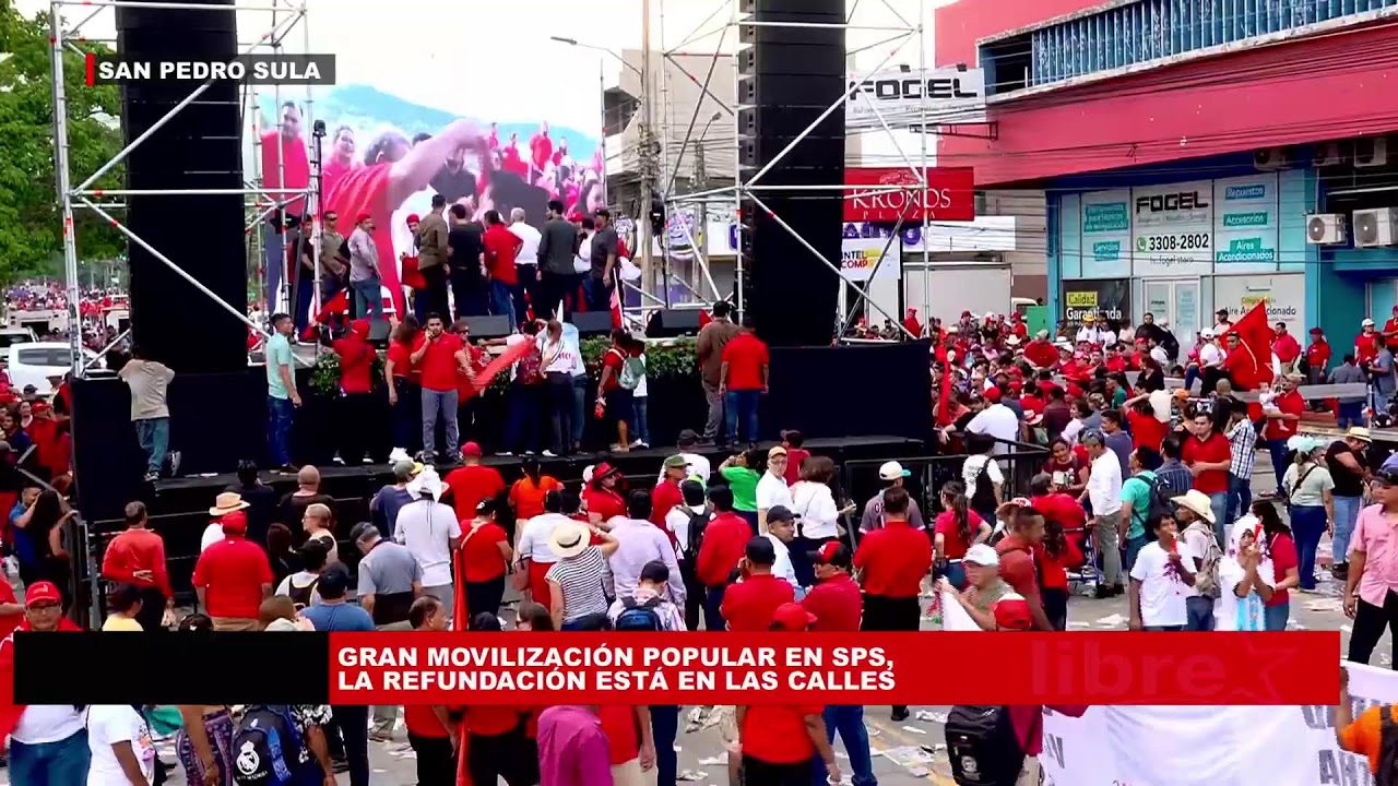 🔴 ¡EN VIVO! || GRAN MOVILIZACIÓN POPULAR EN SPS, LA REFUNDACIÓN ESTÁ EN LAS CALLES