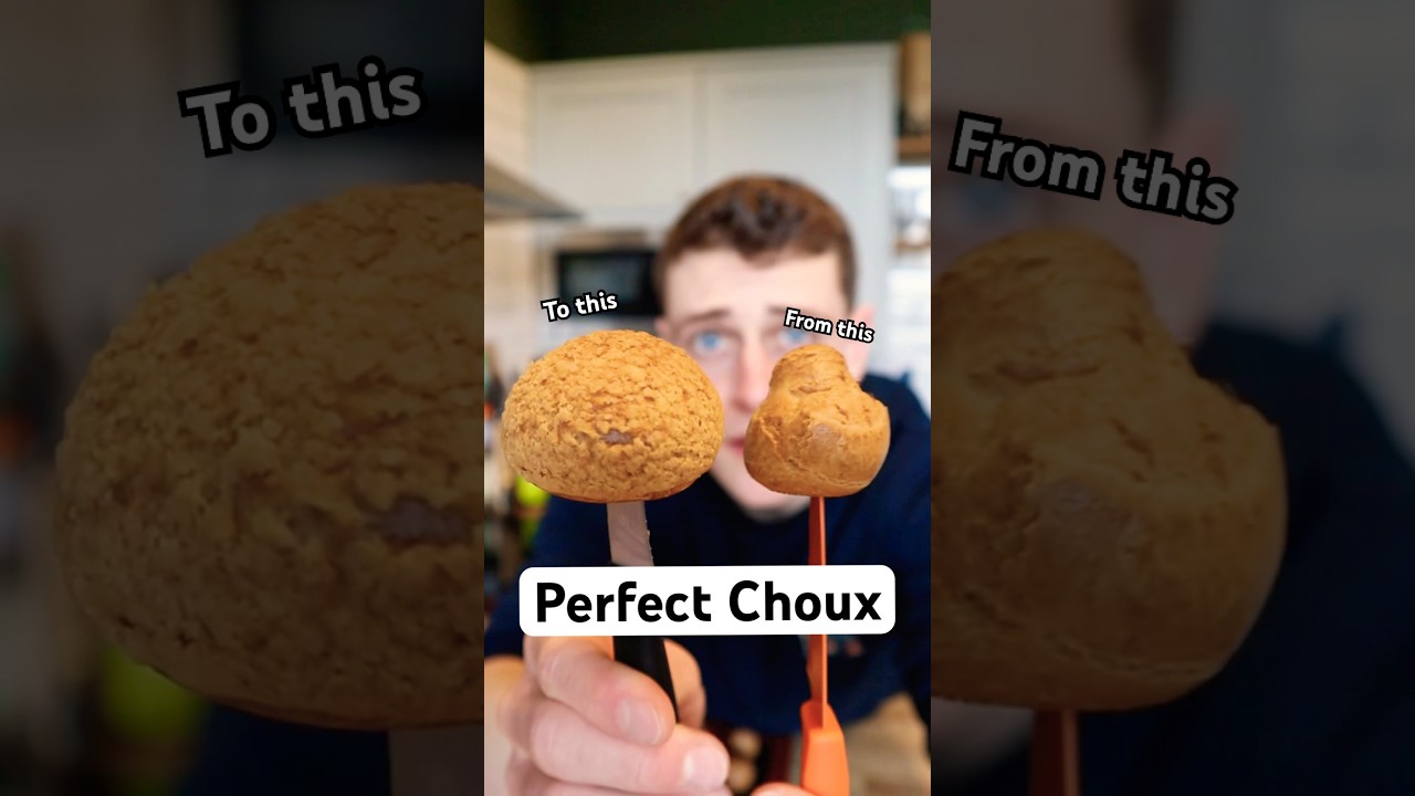 The secret to perfect choux - craquelin. #choux #bakingtips  #craquelin #patisserie  #homebaker