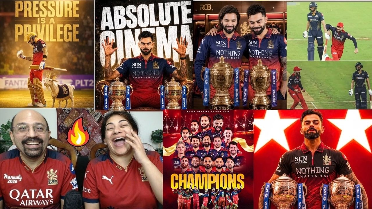 RCB 🏆 Winning Moments Celebration Edits Reaction | King Kohli 👑 🥹