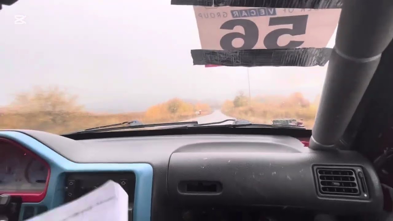 Onbord rajdu OMV DMK M.Borowski/A.Mazgaj Peugeot 106 
