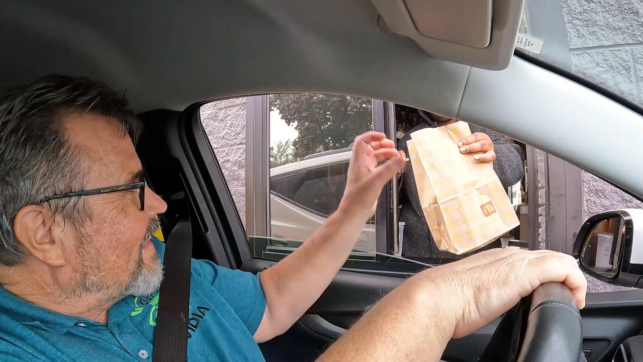 Fries & McChicken, McDonald's Drive-Thru, Plainfield Ave NE, Grand Rapids, Michigan, 9 August 2023