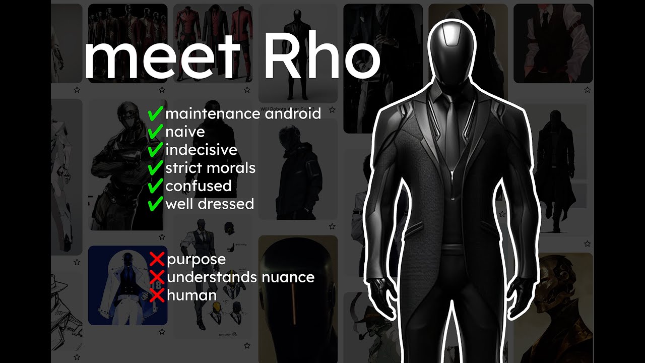 meet the naive android Rho | character deep dive