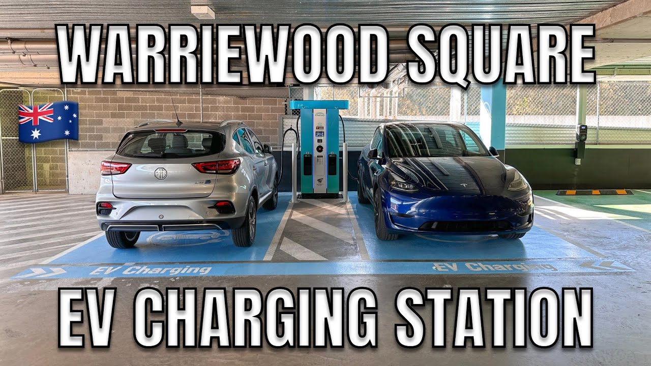 2023 Tesla Model Y EV DC Fast Charging Station at Warriewood Square