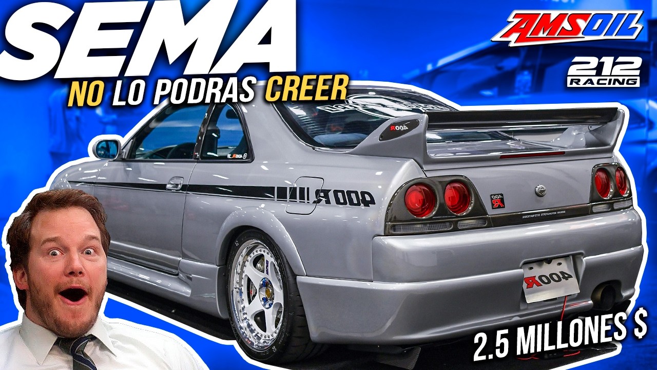 GTR R34 de 2 millones $ lo prendieron por nosotros / SEMA SHOW 2024 en español North / South Hall