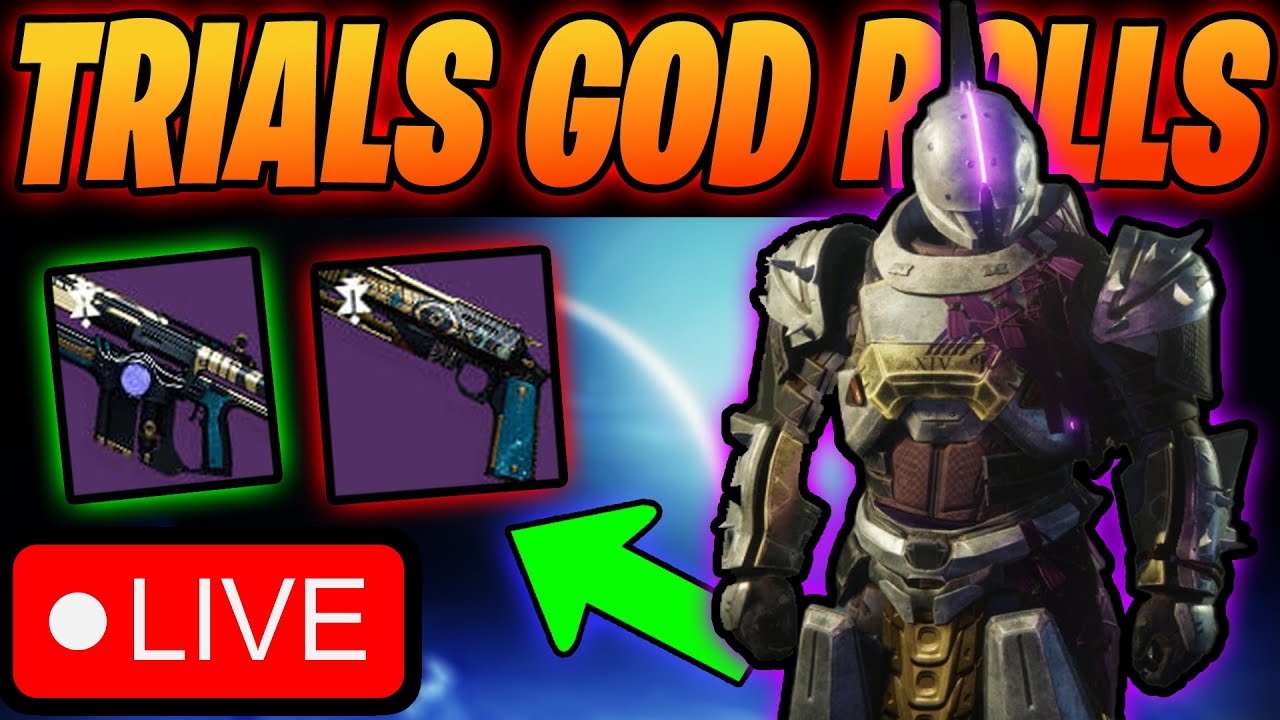 🔴FARMING TRIALS GOD ROLLS AND ARMOR (Destiny 2 EDGE OF FATE )