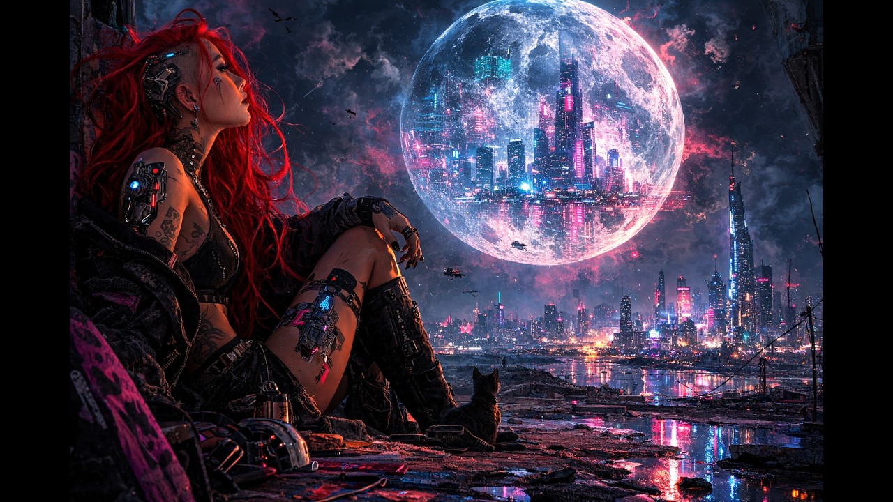 🌙 Synthetic Moonlight — Ambient Chill Synthwave for Deep Focus 🌙