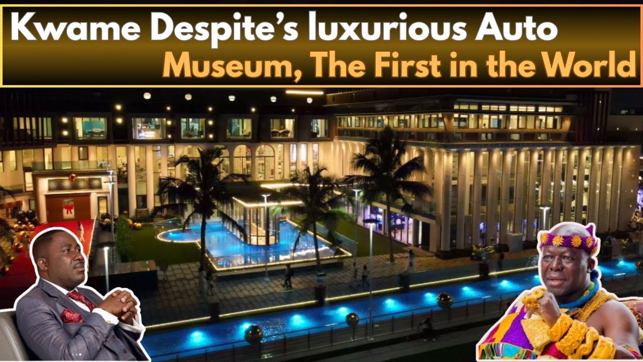 Kwame Despite’s Auto Museum at Night | Drone Tour | Commissioned by Otumfuo