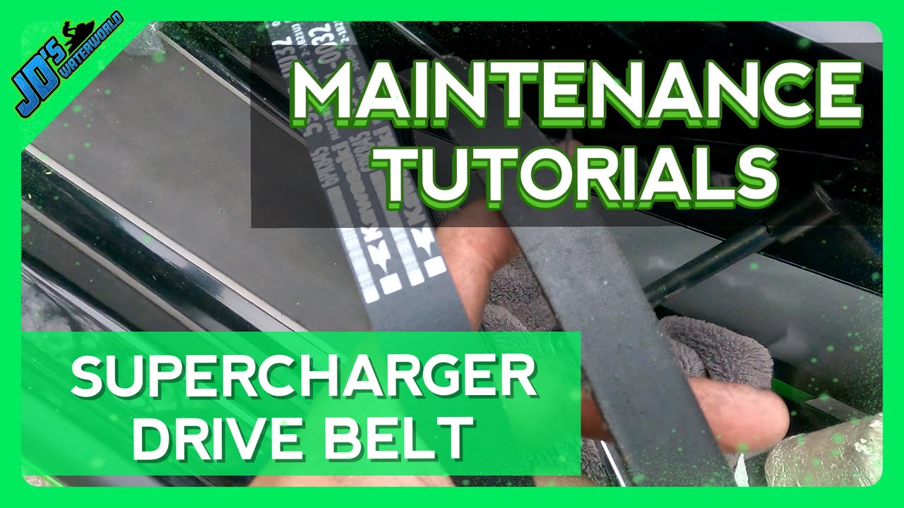 Changing the Supercharger Drive Belt on the 2022+ Kawasaki Ultra 310 JetSki