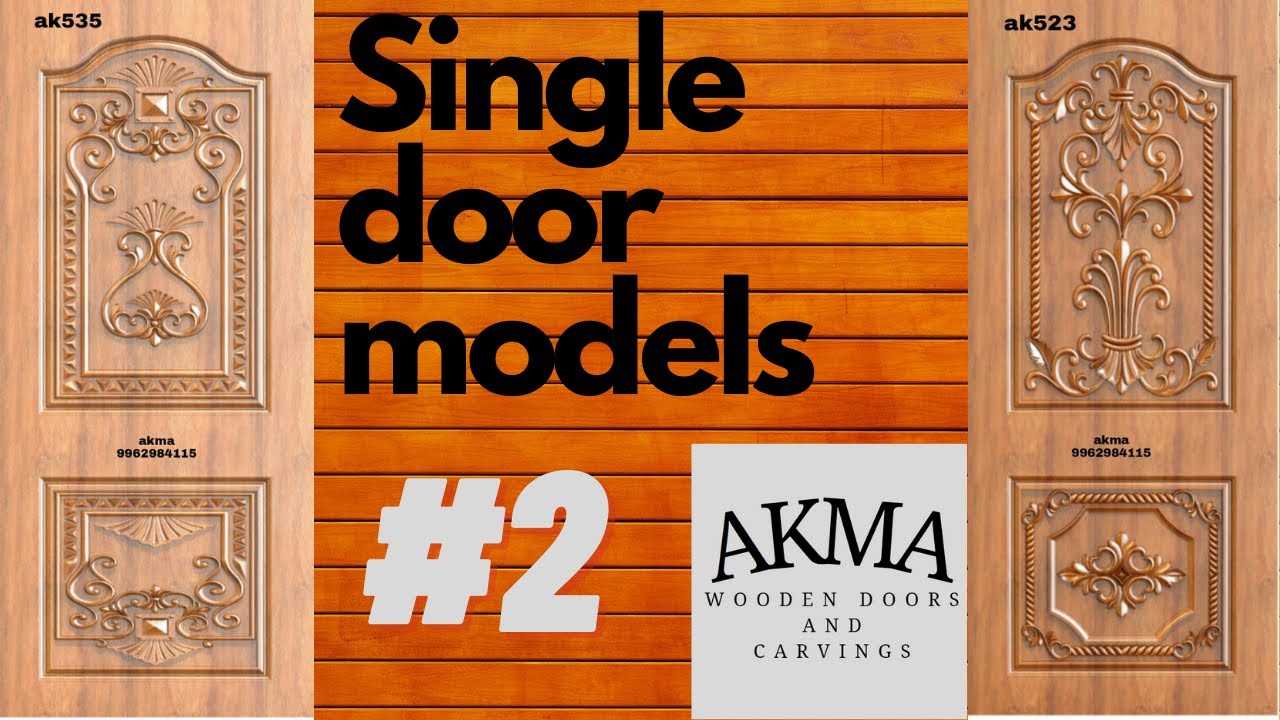 Modern Wood Carving models for Single doors/ Latest main door designs |Entrance Door models | #2