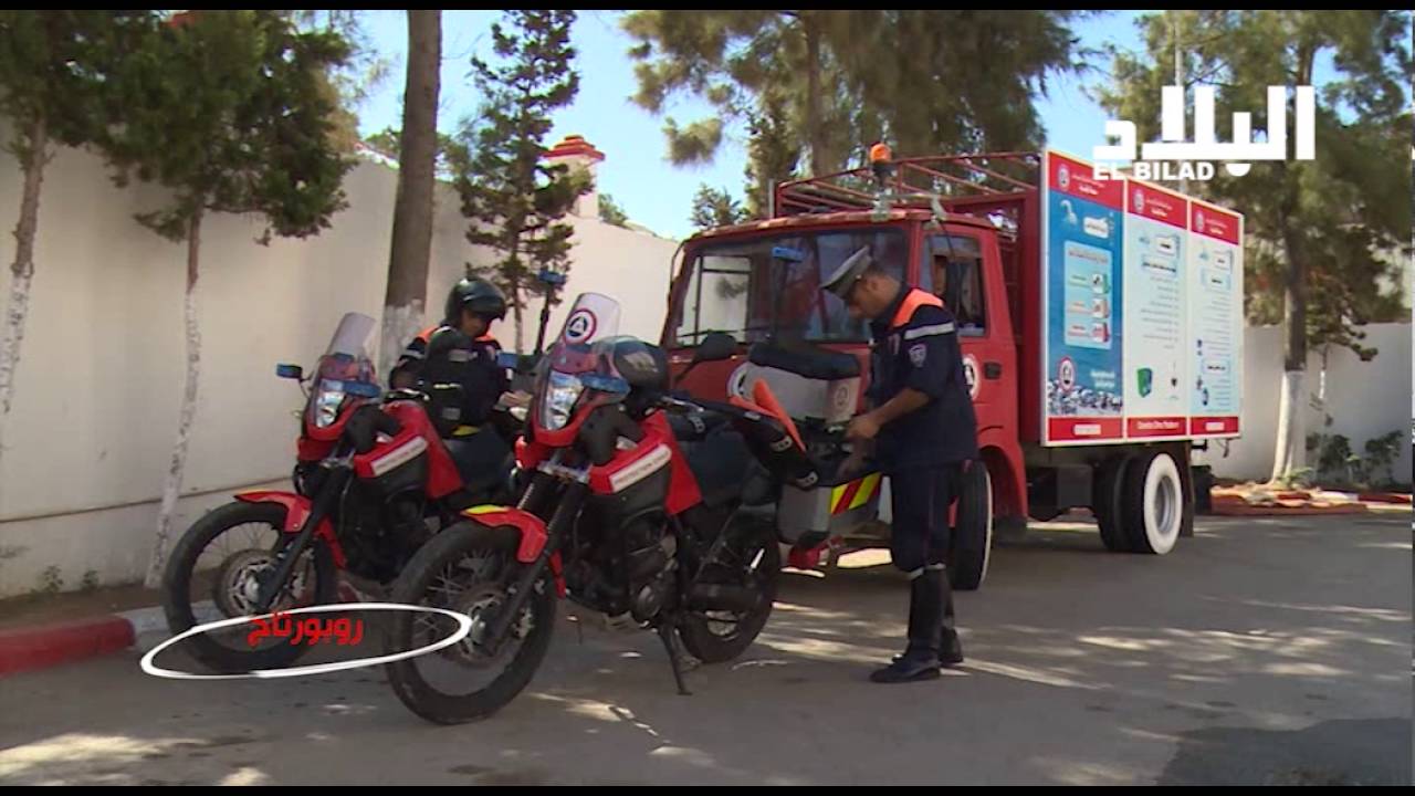 Reportage protection civil  des plage : El bilad tv