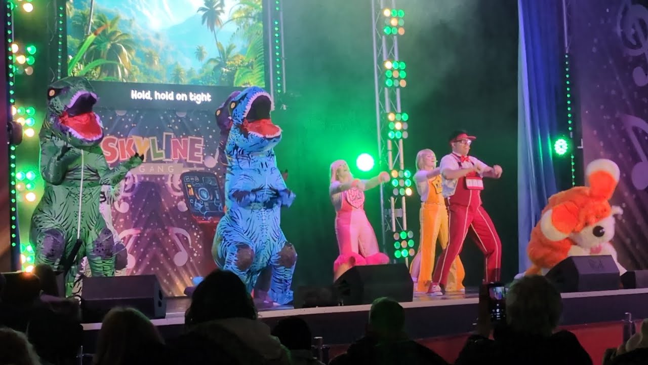 Skyline Gang: Imagine That! 🦖 #butlins #skegness #skyline #singers #dance #imagine #that #songs 