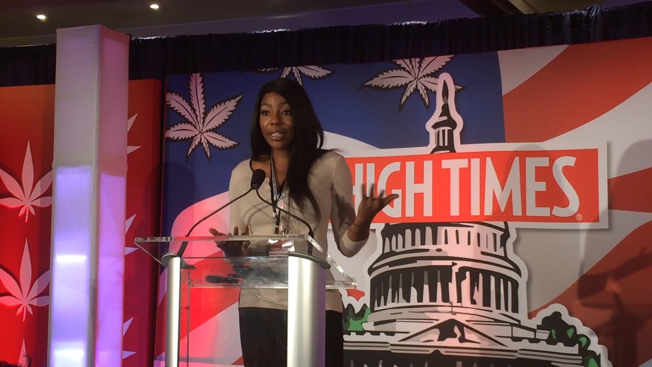Charlo Greene speaks at 1st High Times Business Summit in D.C.