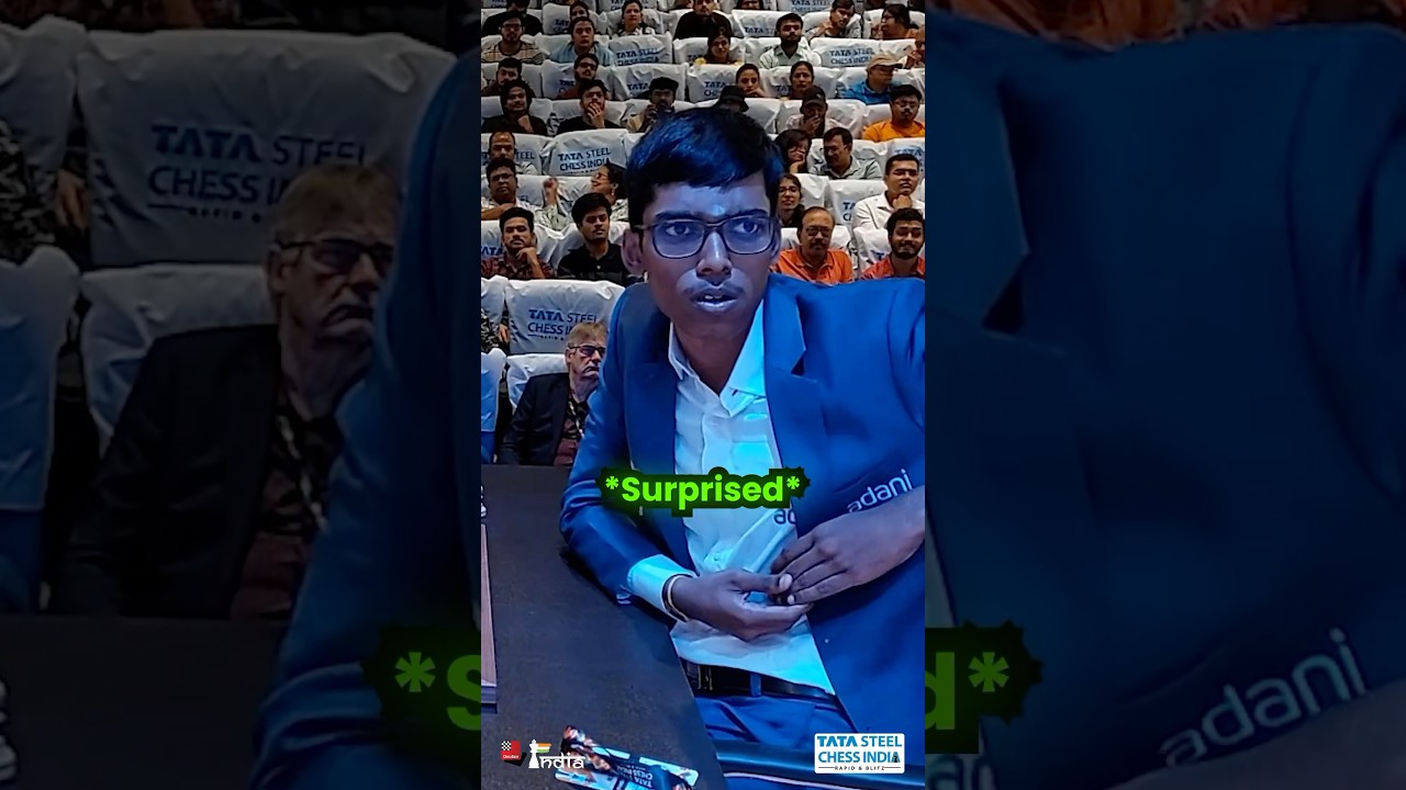 Pragg BEATS Magnus? ALMOST 😱 #praggnanandhaa #magnuscarlsen #chess