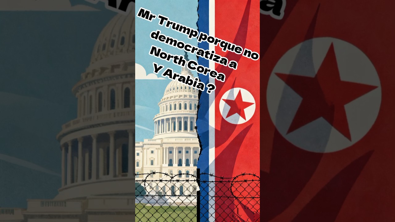 MR TRUMP porque no democratiza Corea del Norte y Arabia