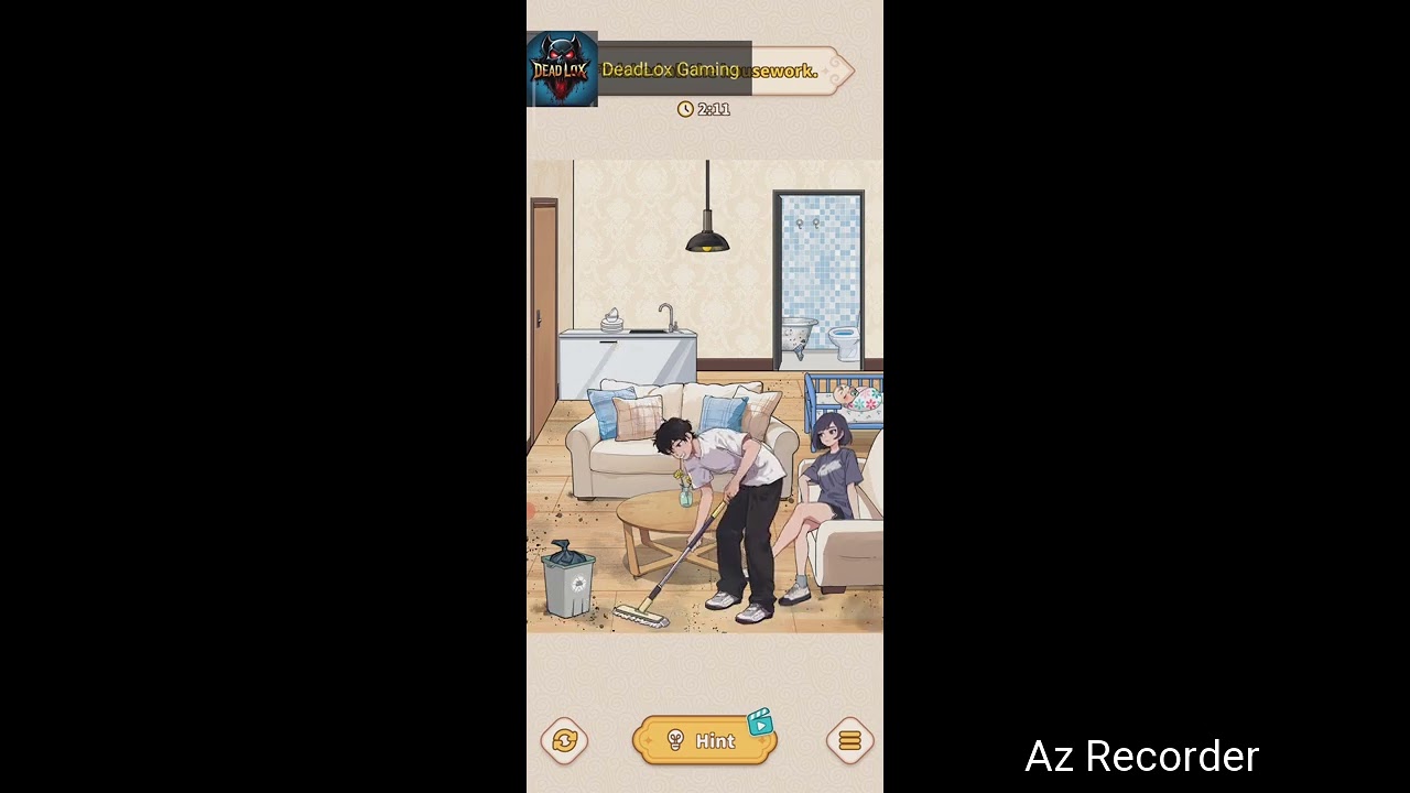 Brain Puzzle Tricky Quest Level 154 Eager Chores. Walkthrough Gameplay